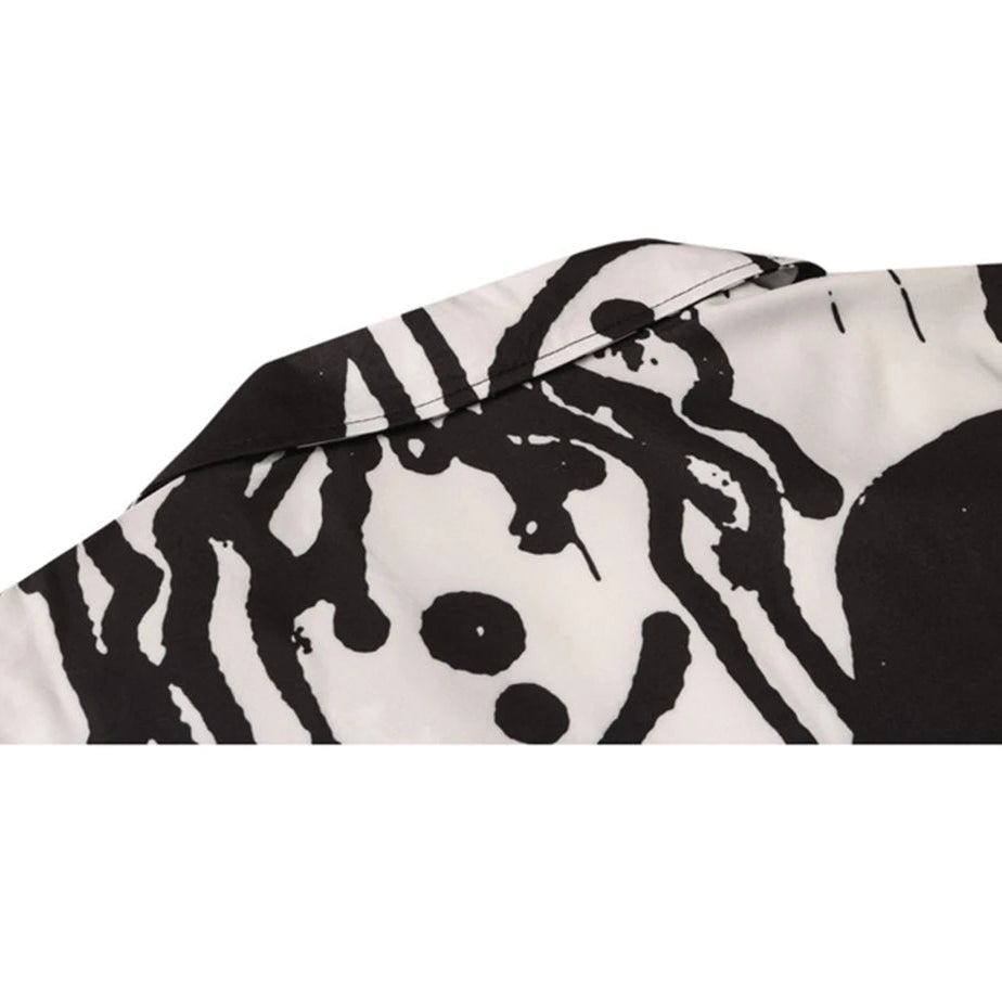 قميص رجالي مطبوع عليه شعار Dark Icon مضحك، قميص رجالي صيفي جديد 2023، قميص رجالي